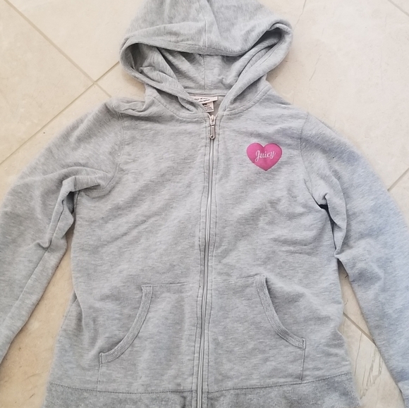 EUC AUTHENTIC JUICY COUTURE ZIPPERED HOODIE 8/10 - Picture 4 of 4
